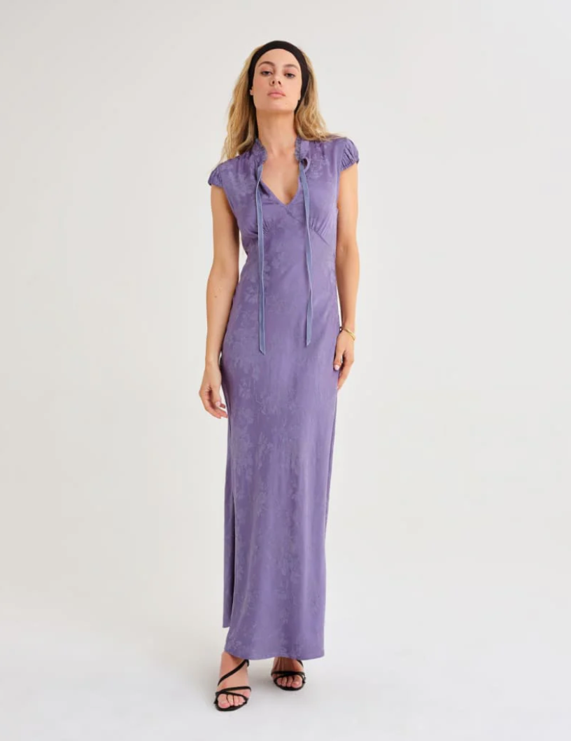 burnout floral maxi dress Nic & Zoe Floral Burnout Becca Maxi Dress